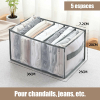 Jolis paniers cendrés pour jeans