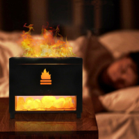Humidificateur Diffuseur d'huile Essentielle avec Effet Flamme