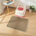 Tapis de litière pour chat double couche