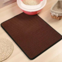 Tapis de litière pour chat double couche