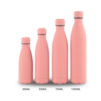 Bouteille isotherme inox multicolor design