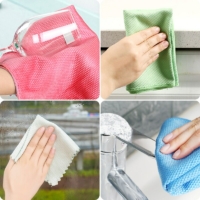mainimage4Lingettes-de-nettoyage-en-microfibre-de-verre-absorbables-essuie-tout-de-cuisine-essuie-tout-de-voiture