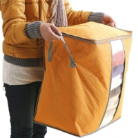 Magnifique sac de rangement en bambou pour vêtements